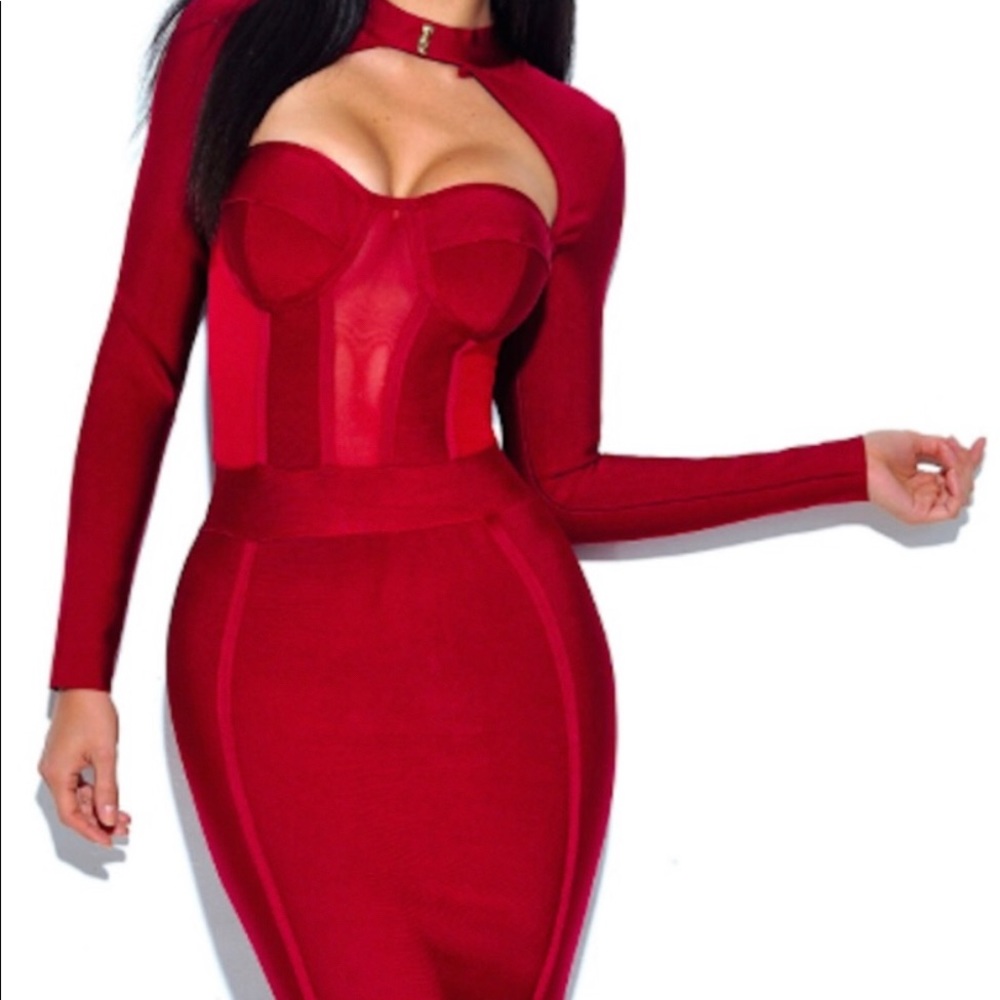 Red dress